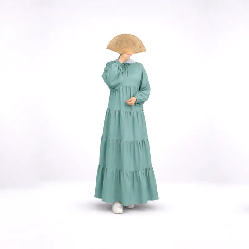 Modest Linen Dress