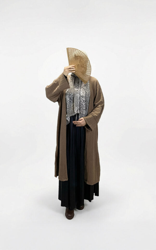 Long Knitted Cardigan- Free Size