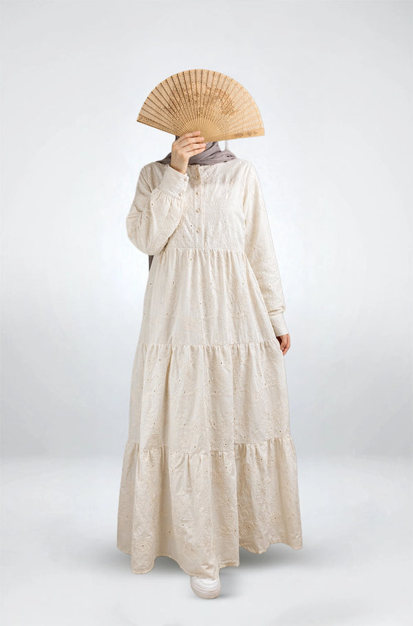 Bloom dress– Embroidered Cotton Voile