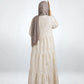 Bloom Embroidered Maxi Dress-Cotton Voile