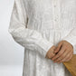 Bloom Embroidered Maxi Dress-Cotton Voile