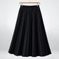 Black Leather Skirt