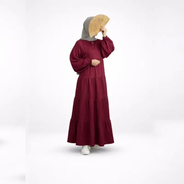 Modest Linen Dress