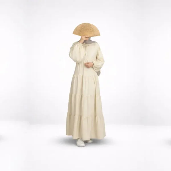 Modest Linen Dress
