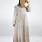 Mini Flowers Linen Dress