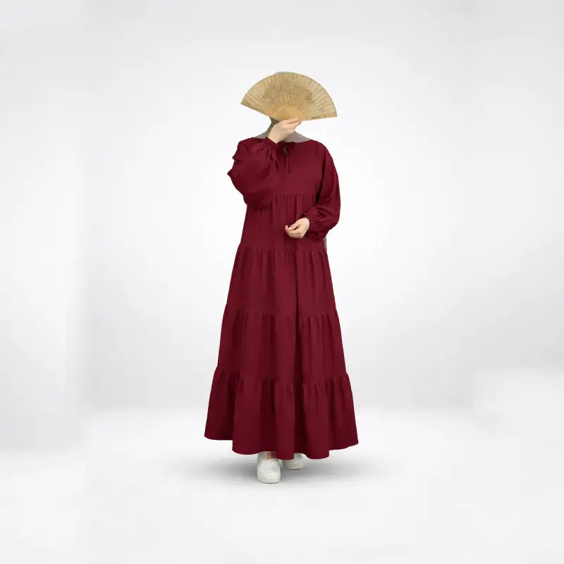 Modest Linen Dress