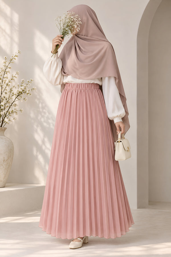 Chiffon Plated Skirt