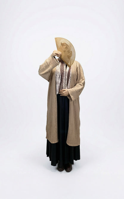 Long Knitted Cardigan- Free Size