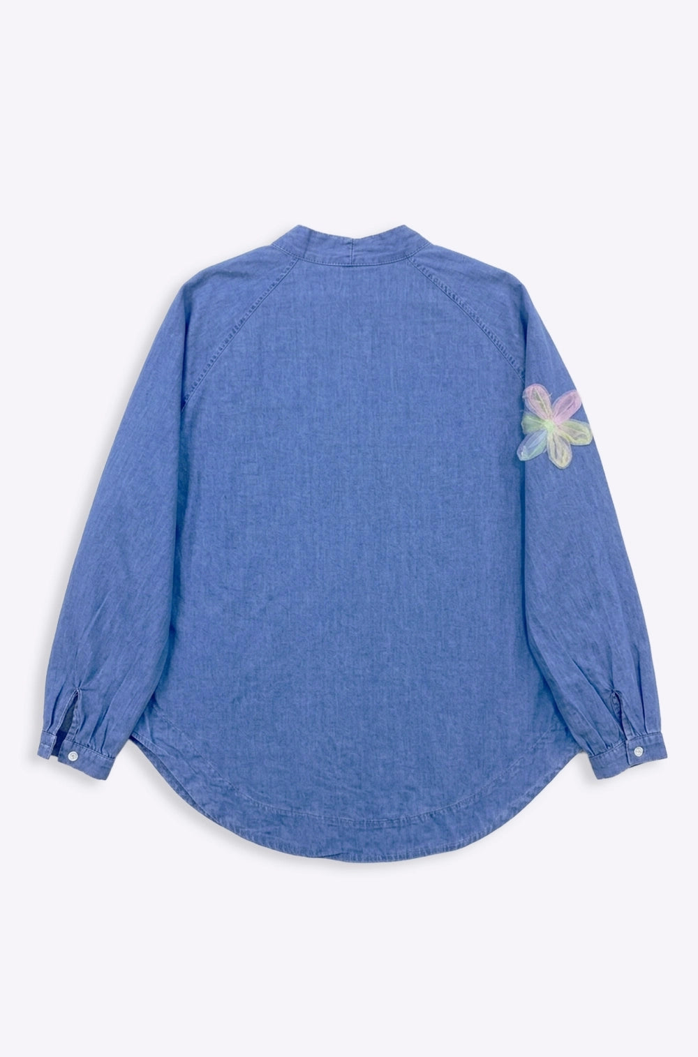 Floral Denim Cardigan