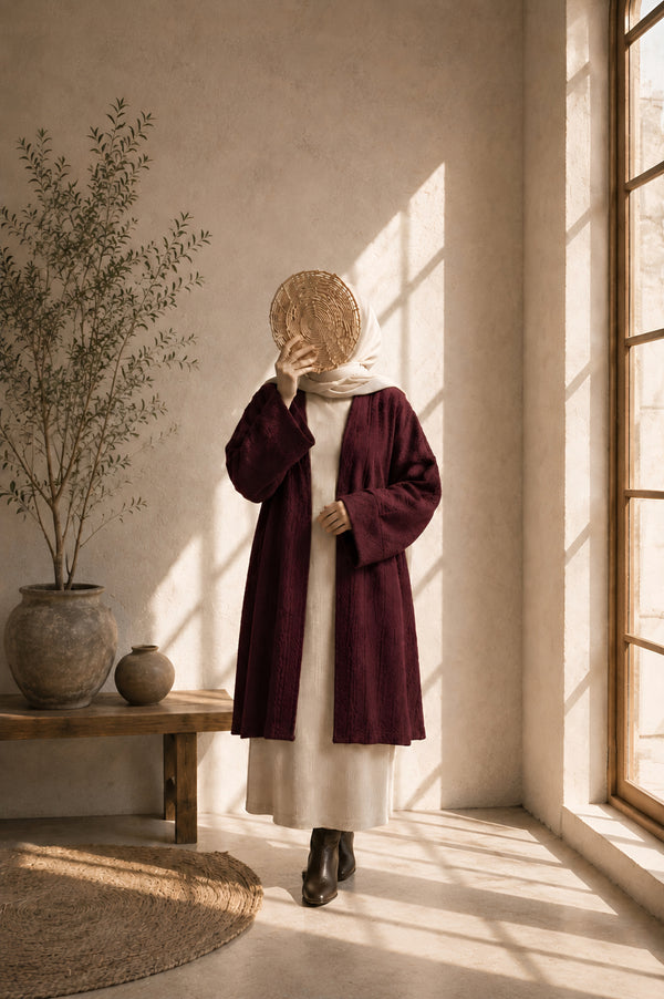 Long Knitted Cardigan- Free Size