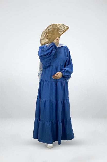 Modest Linen Dress