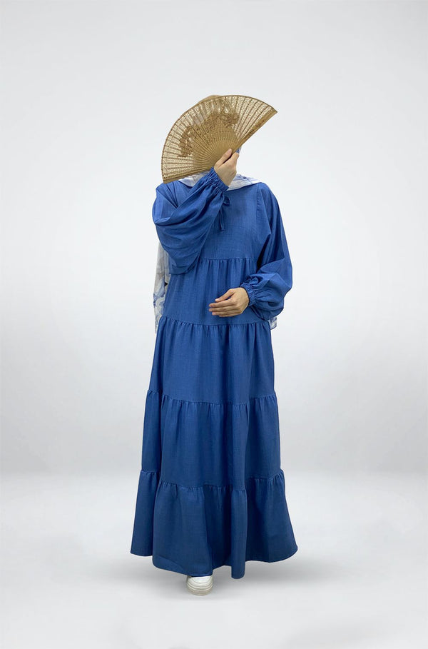 Modest Linen Dress