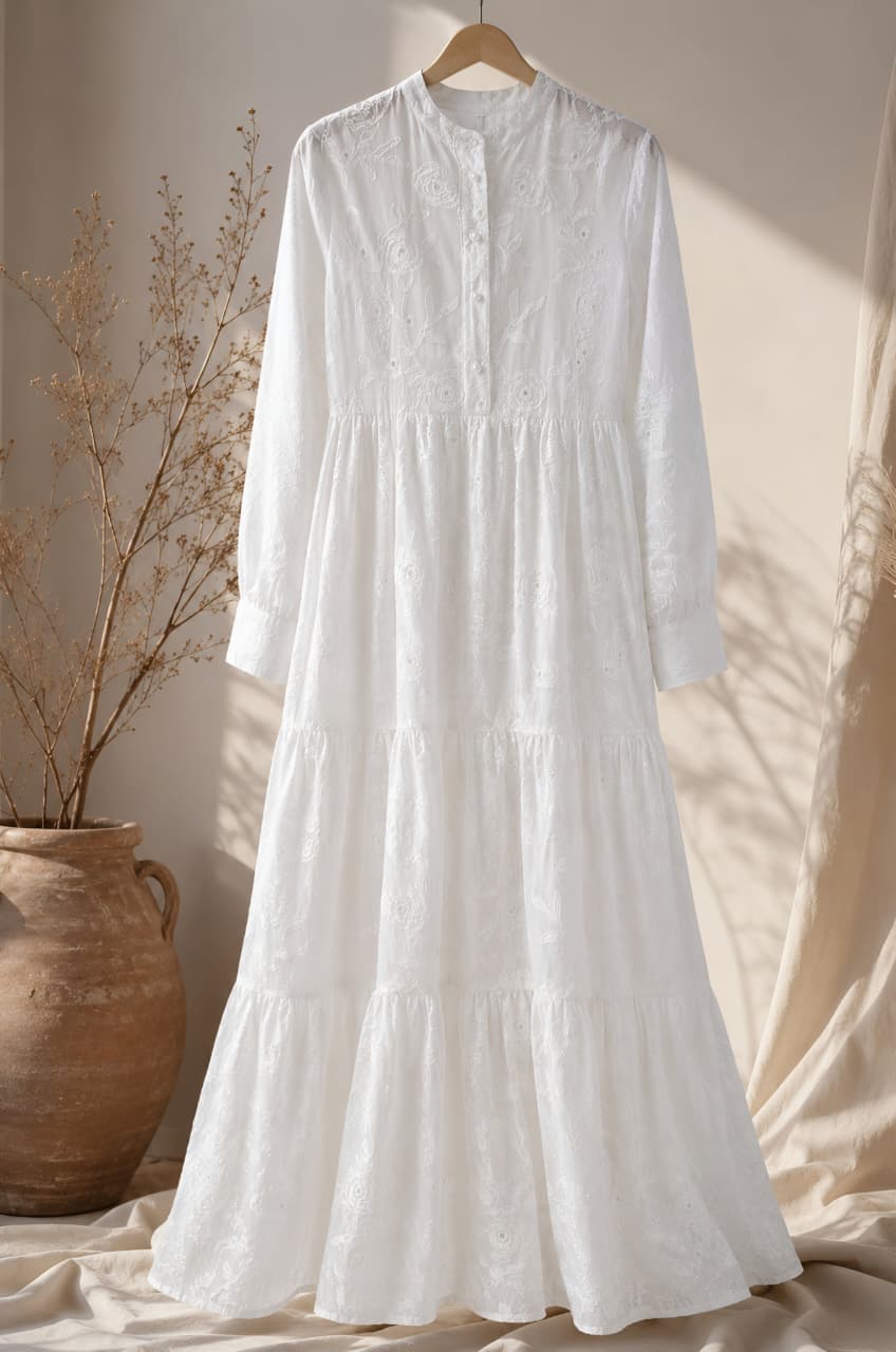 Bloom Embroidered Maxi Dress