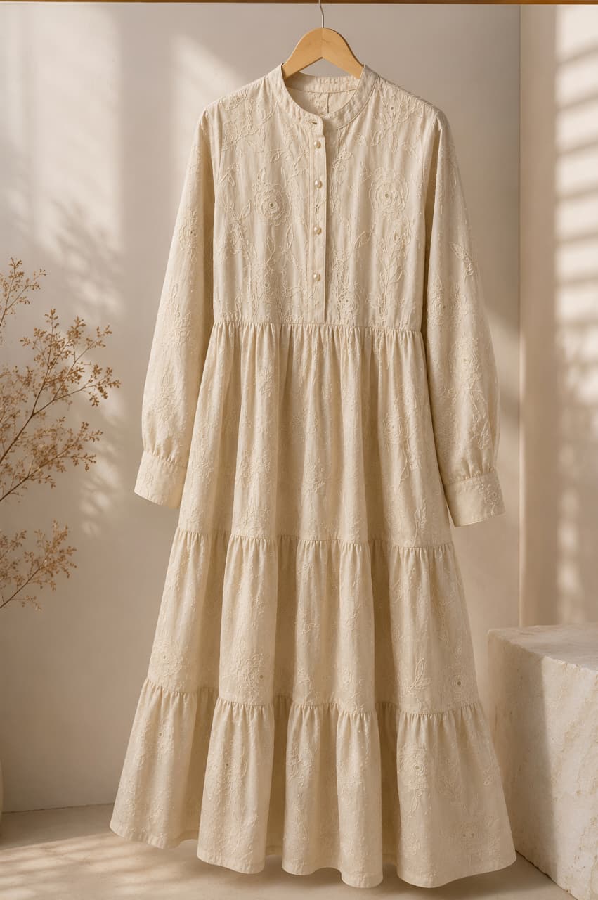 Bloom Embroidered Maxi Dress