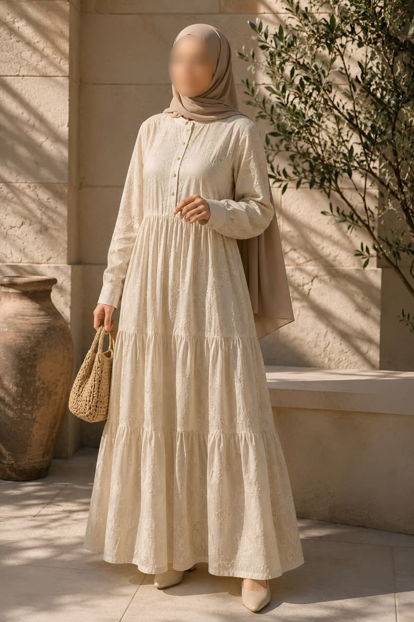 Bloom Embroidered Maxi Dress