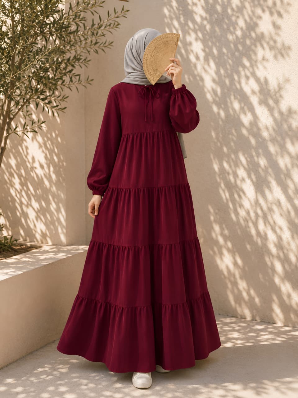 Modest Linen Dress