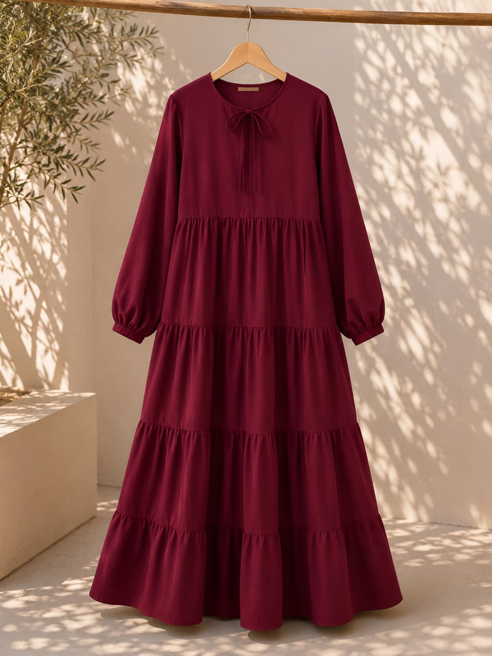 Modest Linen Dress