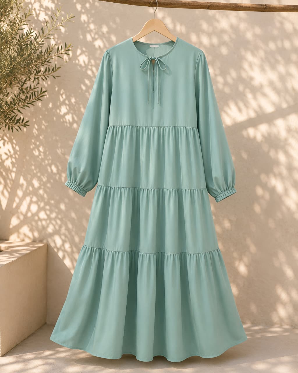 Modest Linen Dress