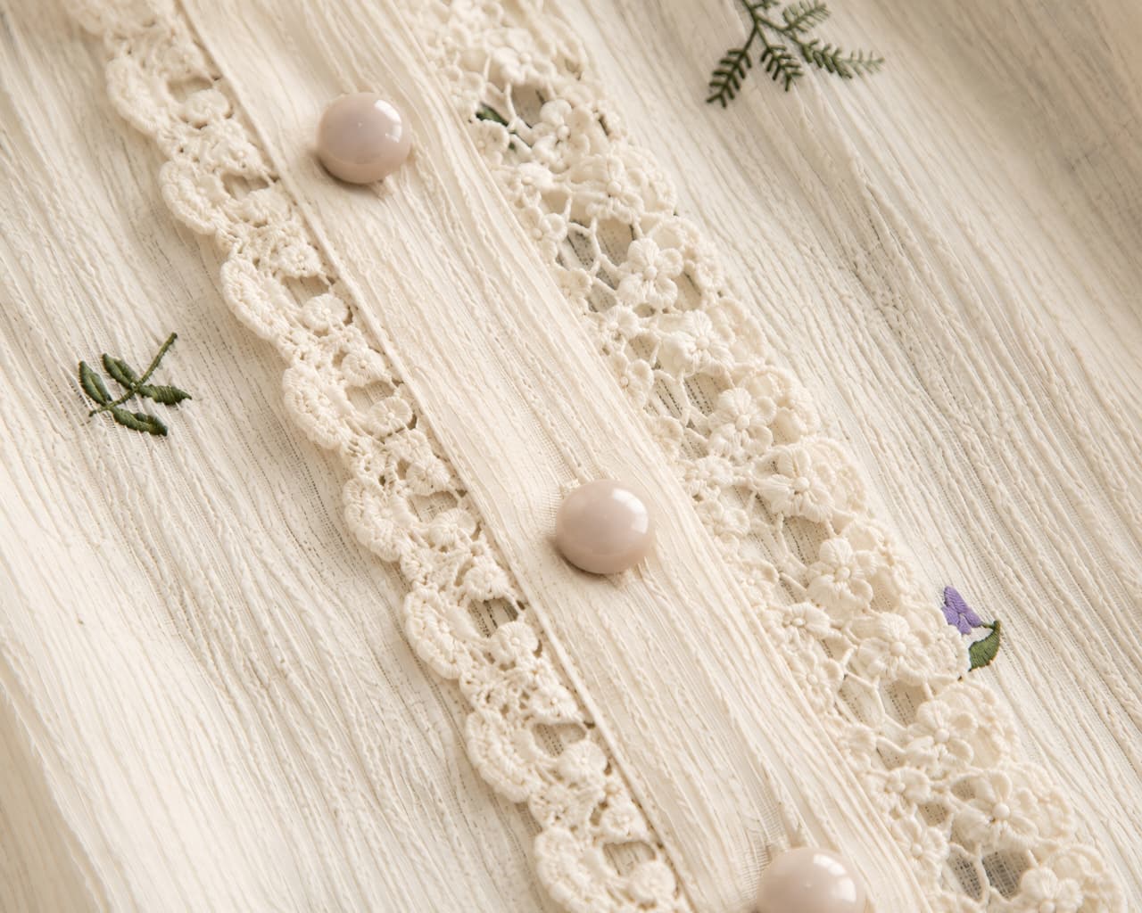 Embroidered Flare Dress