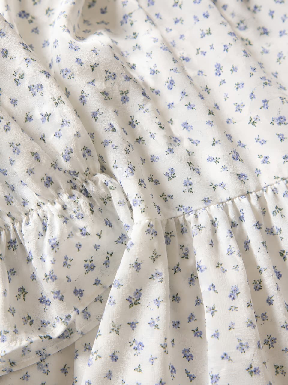 Mini Flowers Linen Dress