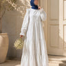 Mini Flowers Linen Dress
